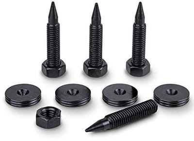 Luidspreker Spikes en Onderleggers M8 - 45mm L - Set van 4