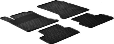 Gledring Rubbermatten passend voor Mercedes B-Klasse W246 2011-2019/A-Klasse W176 2012-2018/CLA/GLA 2014- (G profiel 4-delig + montageclips)