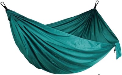 Outdoor Hangmat - Draagbaar Bed - Kamperen Reizen - Ultralicht Compact - 270x140 cm - Groen