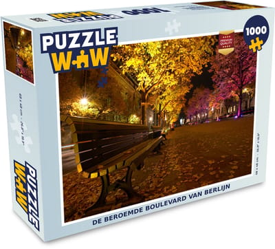 Puzzel De beroemde boulevard van Berlijn - Legpuzzel - Puzzel 1000 stukjes volwassenen