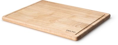Continenta SALTO snijplank, snijplank, keukenplank, houten plank, rubberhout, 43 x 33 cm, 30993