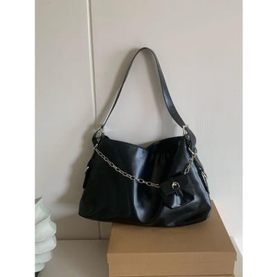 Lente en Zomer Nieuwe Eenvoudige Okseltas Grote Capaciteit Casual Veelzijdig Mode Commuter Eén-schouder Teen Tas gray