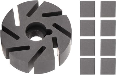 Vacuümpomp Waaier - Motor Waaier - Centrale Vergrendeling - Directe Vervanging - 5.5 x 5.5 cm - Zwart