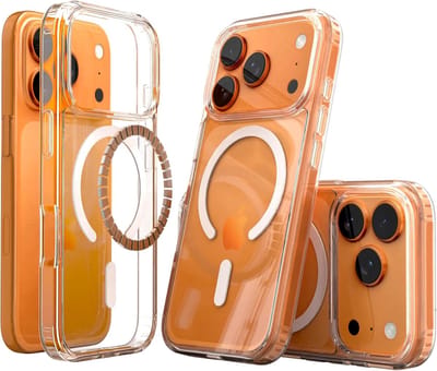Hoesje Geschikt voor iPhone 17 Pro Max Hoesje Silicone case Geschikt voor MagSafe hoesje - Transparant