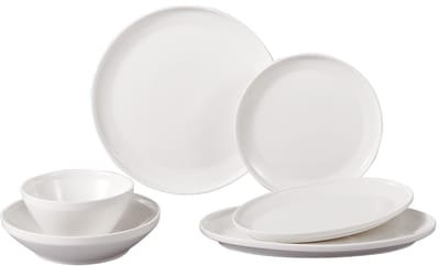 Mulex – serviesset – SARA – porselein – wit – 26-delig voor 6 personen