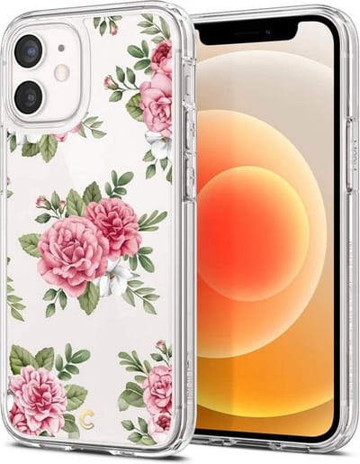 Spigen Cyrill Cecile Apple iPhone 12 Mini Hoesje Pink Floral