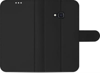Hoesje met pas houders geschikt voor Samsung Galaxy Xcover 4 - zwarte hoesje - opbergvakjes van Heble®
