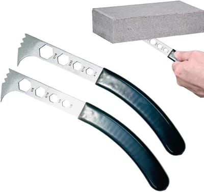 Tegel Verwijderaar Gereedschap - Steen Lifter - Terrassen Leggen - Ergonomisch Gebogen Handvat - 26.5 x 6.5 x 2.5 cm