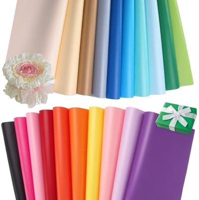 Dailygoods- Zijdepapier 100 vellen - 50 x 70 cm - 20 kleuren - Tissuepapier - Cadeaupapier - Decoratie - Creatieve knutselprojecten