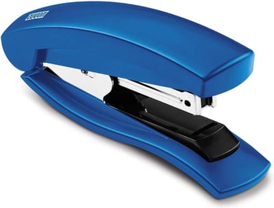 Platte nietmachine - 30 vellen nietvermogen - blauw