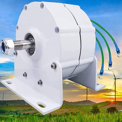400W/500W/600W/800W 12V 24V 48VWith Base Permanente Magneet Generator AC Alternator voor Verticale of Horizontale Wind Turbine Wind Generator,24V-500W