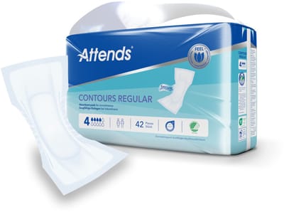 ATTENDS Contours Regular 4 - 5 pakken van 42 stuks