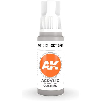 Sky Grey Acrylic Modelling Color - 17ml - AK-11012
