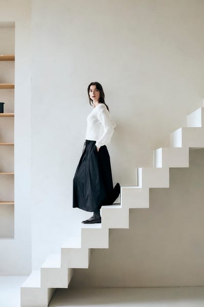 Fancy cotton Pullover E20197S | Off White - Off White / S