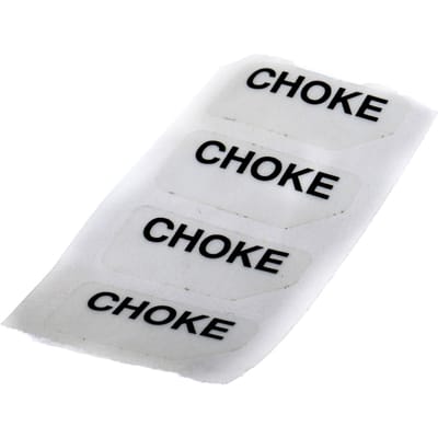 Sticker choke