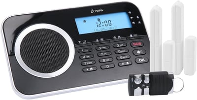 Draadloze GSM - Alarmsysteem set - Huis Beveiligen - Met App Bediening - 2 Contacten - Zwart