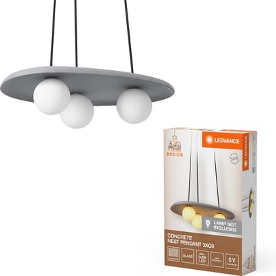 LEDVANCE Decor Concrete Nest Hanglamp 3XG9 Grijs