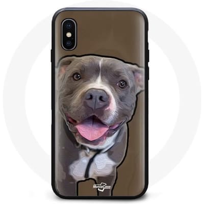Iphone XS max hoesje Grijs Pitbull