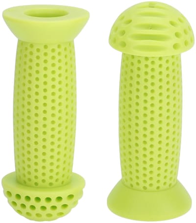 Fiets Stuurgrepen Covers - Kinder Grips Protector - Comfortabel Fietsen - Anti-slip Rubber - 100mm Lang - Groen