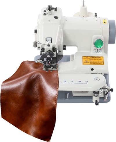 Blindsteek naaimachine - Professionele naaimachine - Onzichtbare naden - Stille motor - 100W - Grijs