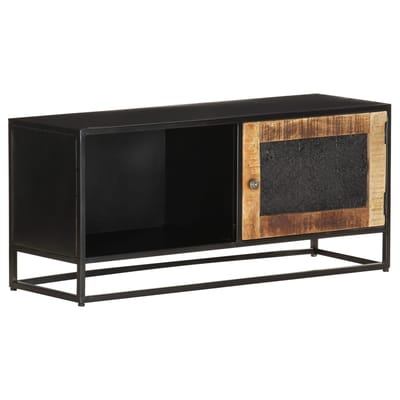 vidaXL - Tv-meubel - 90x30x40 - cm - ruw - mangohout