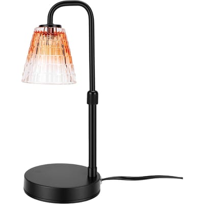 Lampe chauffante pour bougie avec minuteur cyclique Trois niveaux de luminosité réglables Lumière de bougie à cire Pour chambre à coucher Salon de beauté Prise US