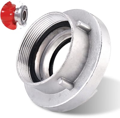 Dailygoody - C koppeling - Vaste koppeling - Aluminium slangkoppeling - Zilver - 2 inch binnendraad - Voor buizen en containers - Geschikt voor weefse...