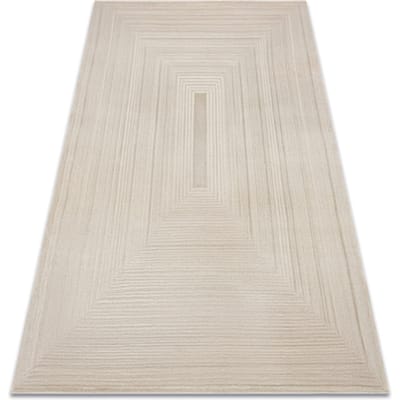 Kleden Rugsx Tapijt BALANCE 8788 taupe - Geometrisch, structure 80x150 cm