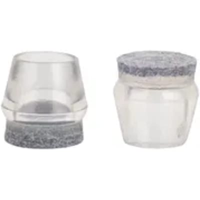 Fix-o-moll Pootdoppen Vilt Flex Transparant 16-19mm 4 St