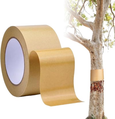Fruitboombeschermingstape - Plantbeschermer - Bomen Beschermen - Waterbestendige laag - 50 Meter - Bruin