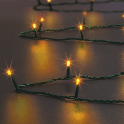 2x feeric lights kerstverlichting - warm wit - 20 m - 200 leds - zwart snoer - op zonne-energie