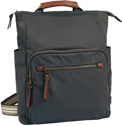 camel active Vrije tijd rugzak Rugzak Bari Hobo Bag / Backpack Dark Grey Donkergrijs