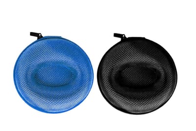 Store_8 - Draagbare Horlogedoos - Ronde Horloge-etui - Gevoerde Koffer voor Horloges - Blauw en Zwart - Voor Smartwatches en Sieraden - Geschikt vo...