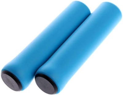Superzachte fietsstuur, fiets siliconen antislip stuur antislip schokabsorberende handvatten [blauw]