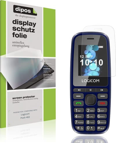 dipos – 4x Matte Beschermfolie geschikt voor Logicom Posh 402 | Krasbestendige & antireflecterende Screenprotector Ultra-Thin