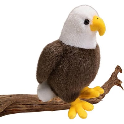 25cm Kaalheid Adelaar Vogel Pluche Speelgoed Gevuld Pluizig Zoals Echt Dier Pluche Verjaardagscadeau 25cm