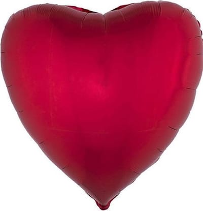 Rode hart ballon 46 cm - Decoratie folieballon funny fashion