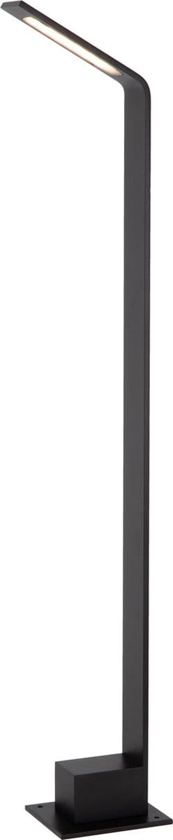 Lucide LAWFORD - Sokkellamp - LED - 1x6W 3000K - IP54 - Zwart
