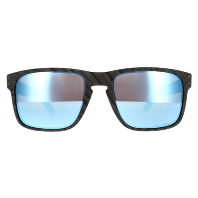 Oakley zonnebril Holbrook OO9102-J9 Woodgrain Prizm diep water gepolariseerd