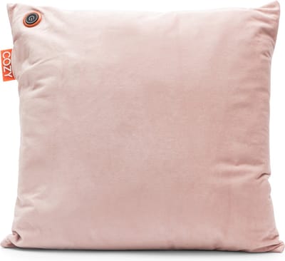 ​Cozy warmtekussen - Duurzaam & Draadloos - Infrarood - 45x45 cm - Velvet stof - Roze - standaard batterij