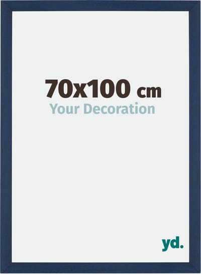 Your Decoration - Fotolijst 70x100 cm - MDF - Donkerblauw Geveegd - Mura