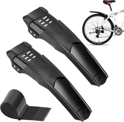 Set van 2 Mountainbike Spatborden, Snelle Montage MTB Achterspatbord, Fiets Spatbord voor Offroad Gebruik