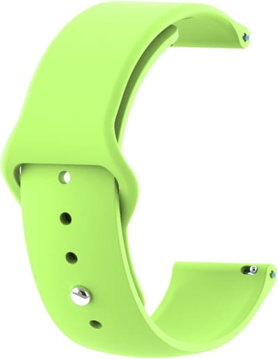 Siliconen bandje - geschikt voor Garmin Vivoactive 4 / Venu 2 / Venu 3 / Forerunner 255 / 265 - lichtgroen