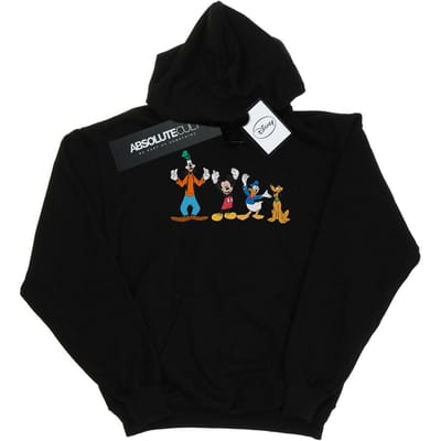Disney Heren Mickey Mouse Friends Hoodie (Zwart)