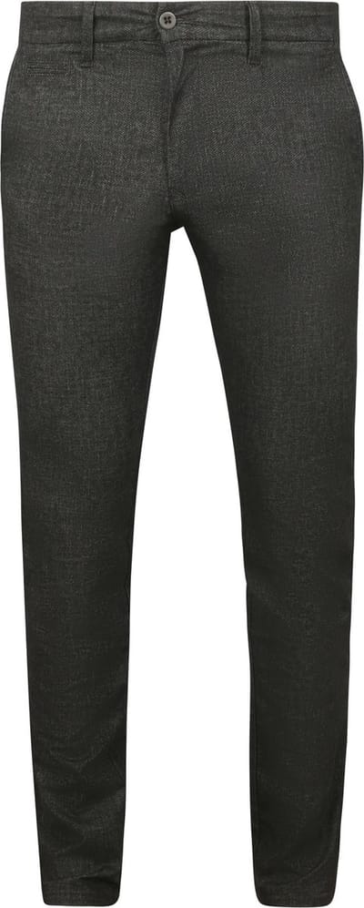 Mac Broek Lennox Melange Antraciet - Maat W 32 - L 32 - Heren - Chino