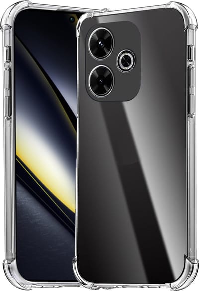 Hoesje geschikt voor Poco F6 - Shockproof Transparant Back Cover Case