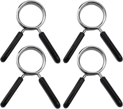 Set van 4 Dumbbell Sluitingen 30 mm - ABS en Veerstaal Gewichten Klemmen voor Krachttraining en Fitness Accessoires