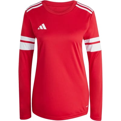 Adidas Squadra 25 T-shirt Met Lange Mouwen Rood S Vrouw