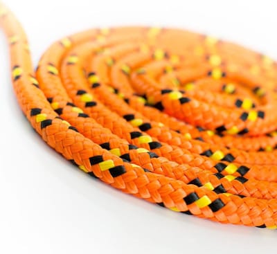 Polypropeen Touw - Gevlochten Lijn - Bevestigen Zeilen - Geurloos Sterk Materiaal - 6 mm 200 Meter - Oranje