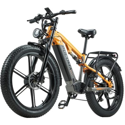 Vélo électrique à double moteur PULUMA PH003 Batterie 48V 20AH jaune